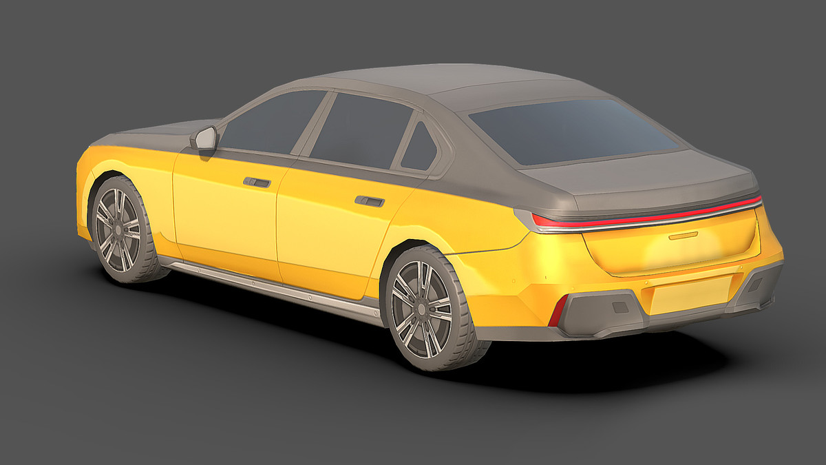 Sedan Low Poly Cars Pack