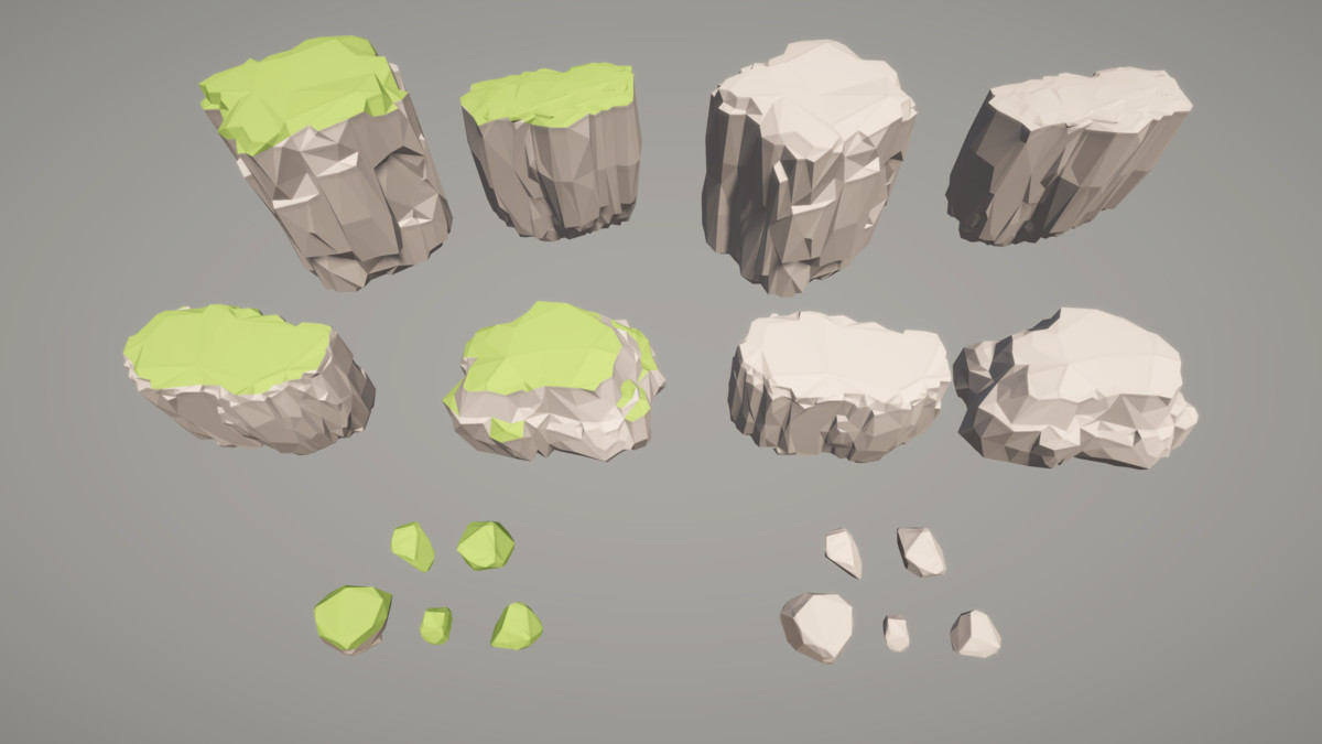 STYLIZED Fantasy Nature Pack: Tropical Island - Low Poly 3D Art