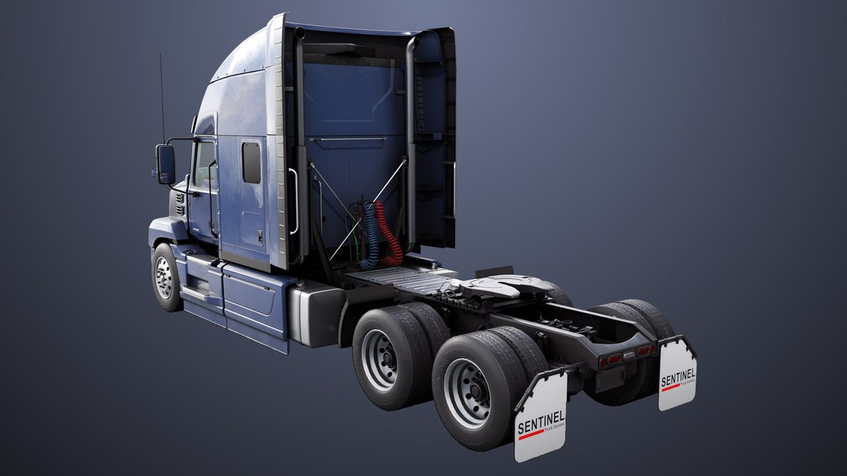 Heavy Truck Blue Chassis 05 URP HDRP Textures