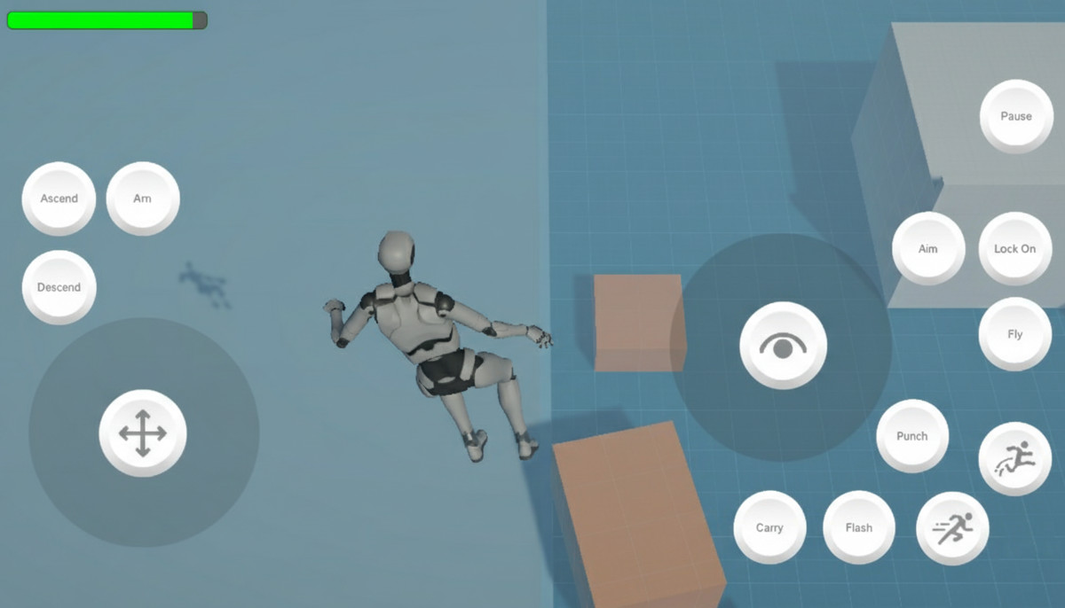 Starter Assets Third Person Controller Superman - Mobile