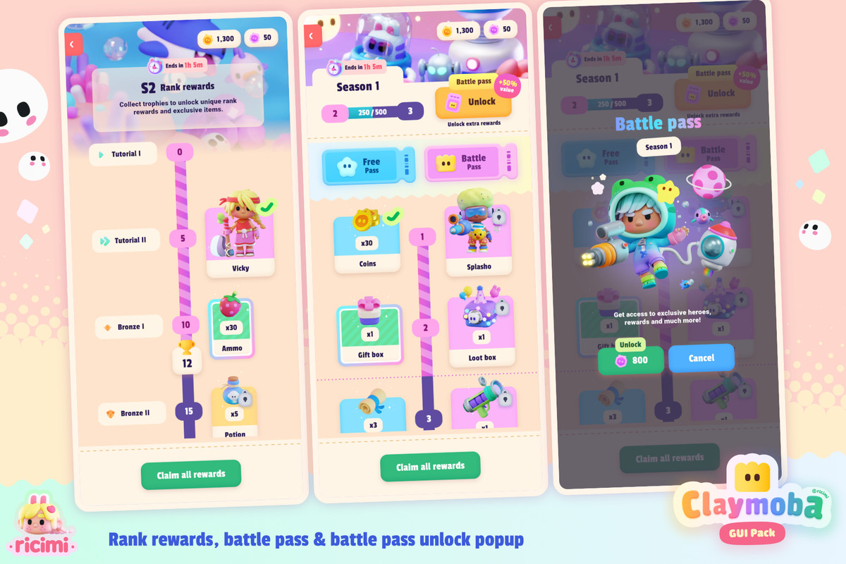 Claymoba GUI Pack