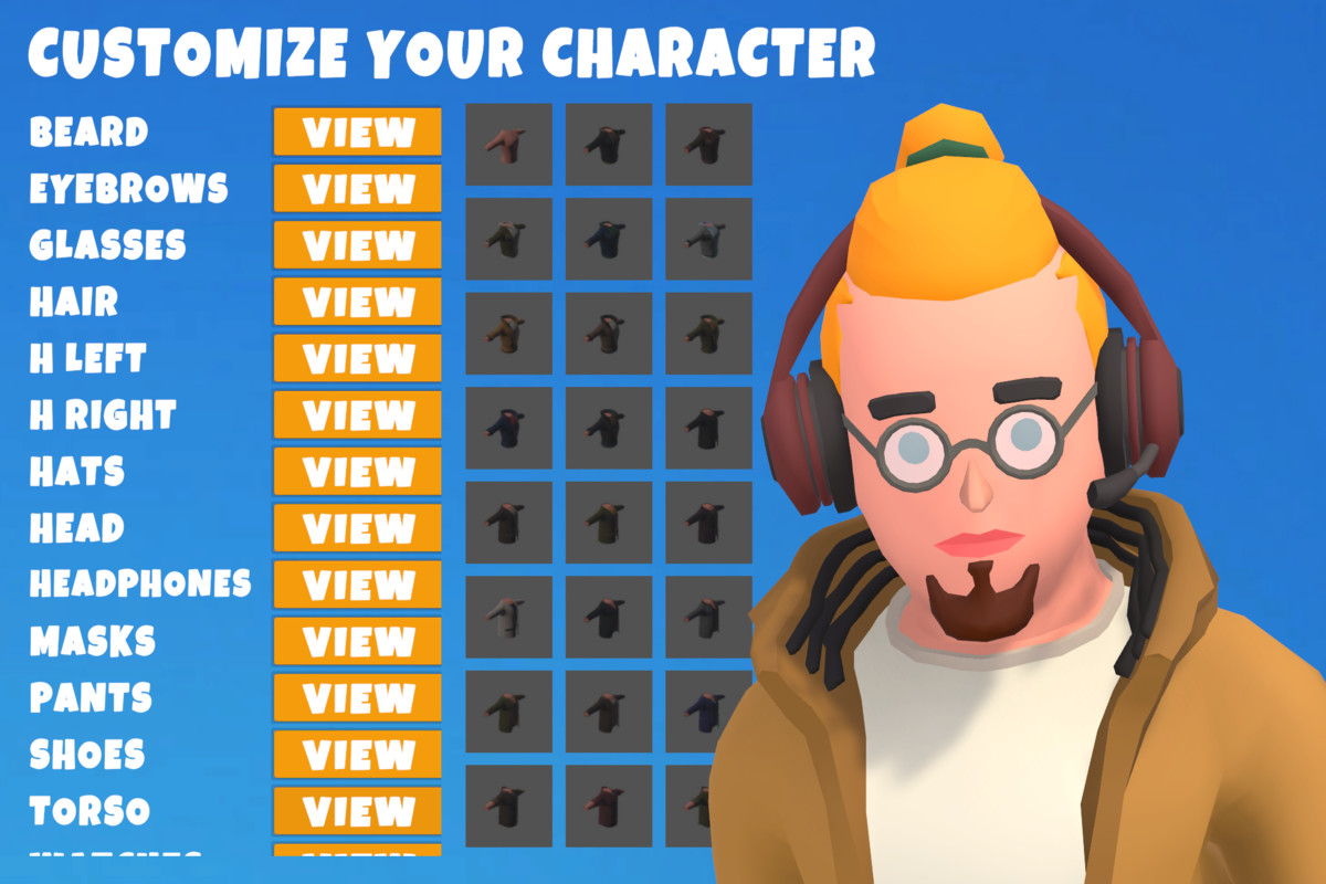 Customizable 3D City Characters Bundle