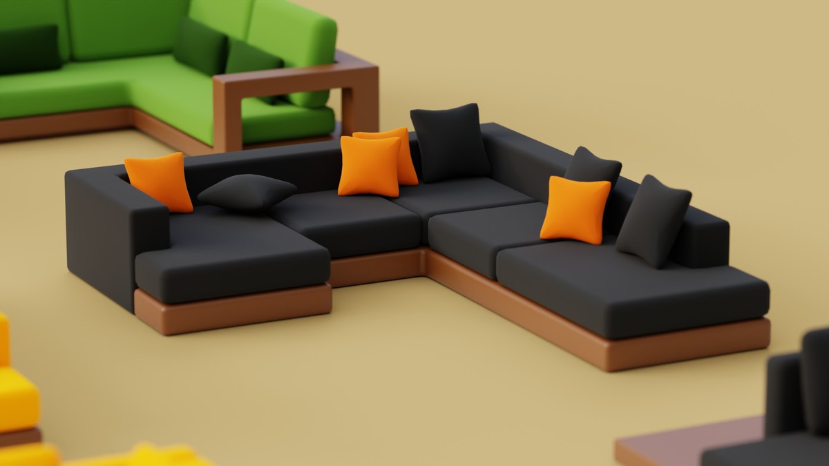 Cozy Furniture - Sofas & Couches Pack