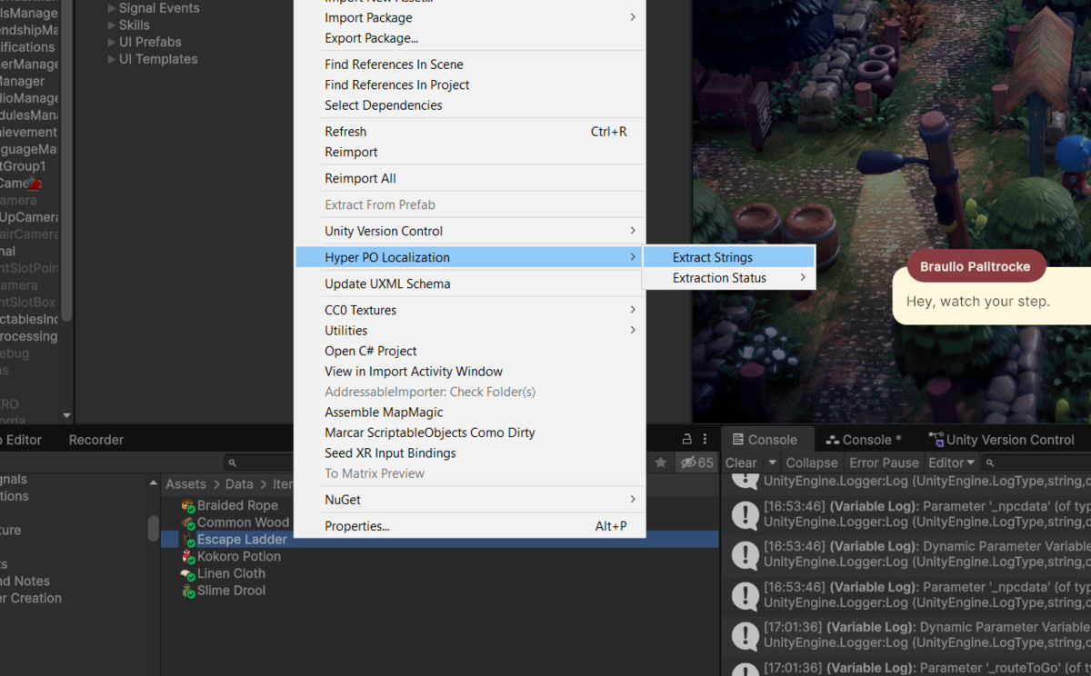 Hyper PO Localization - Gettext Workflow for Unity (.po/.pot)