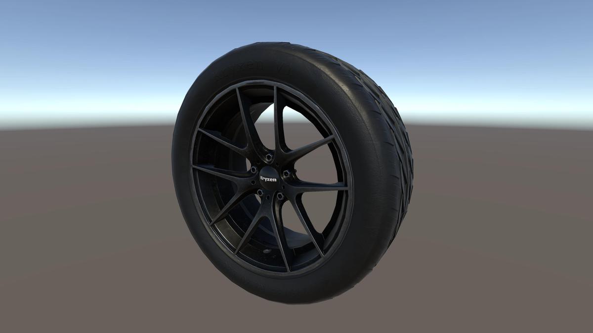 Kryxen Wheel V1 - Gunmetal - Game Ready