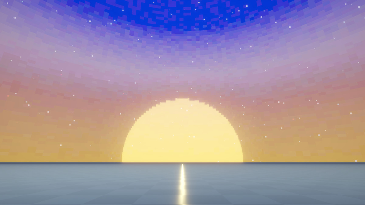Procedural Pixel Skybox