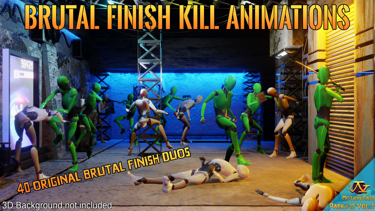 Brutal Finish Kill animations (Motion Cast#25 Vol.2)