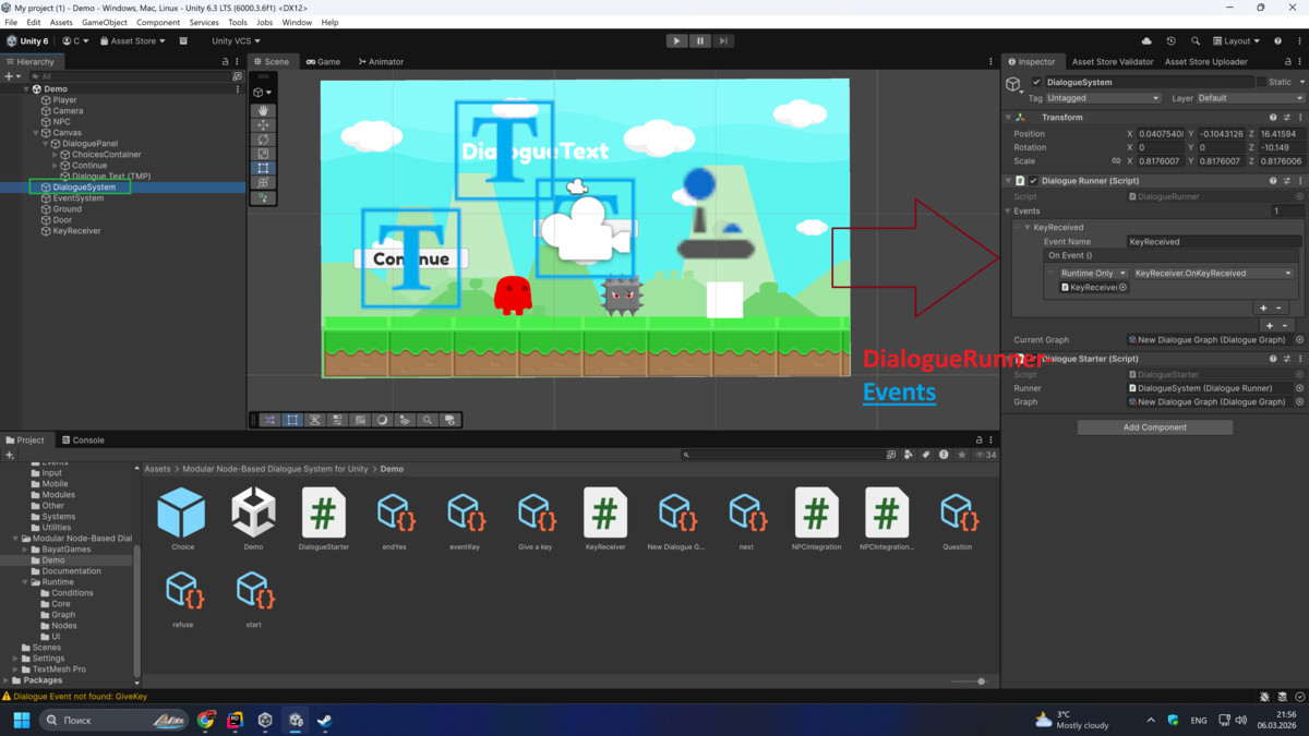 Simple Dialogue System (Drop-in, UI Ready)