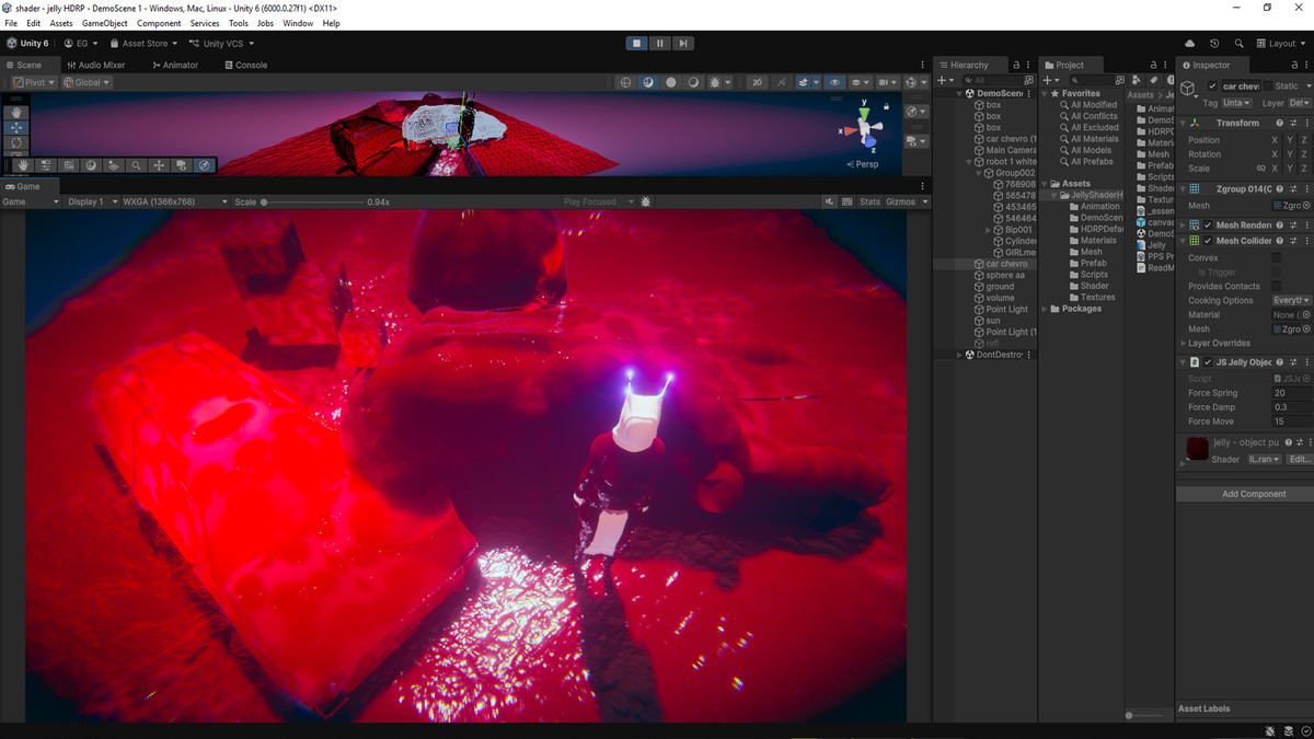 Jelly shader (URP, HDRP)