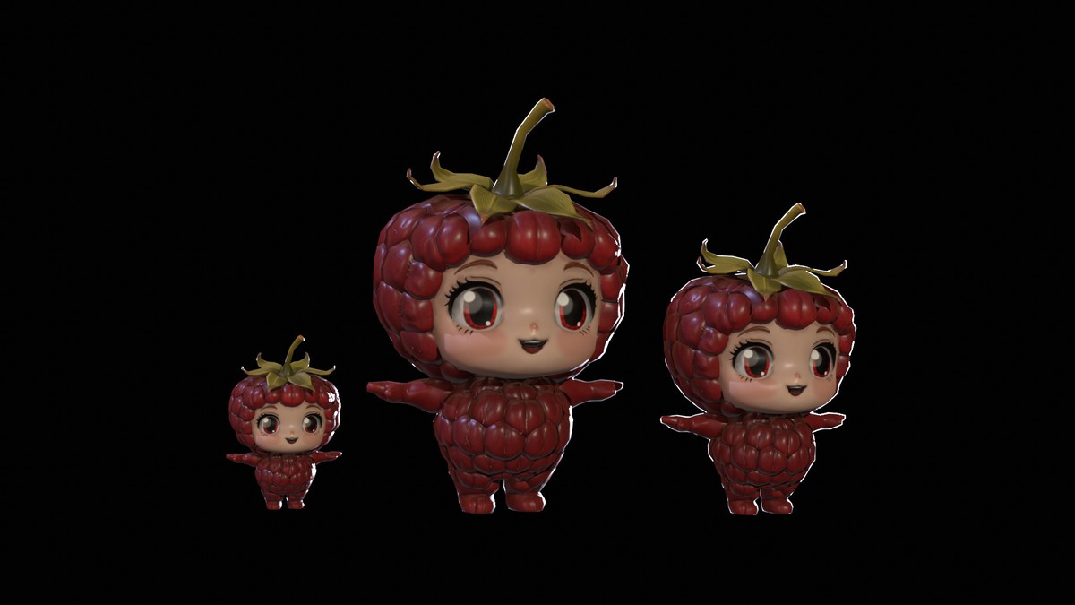 Chibi Fruit Rasberry