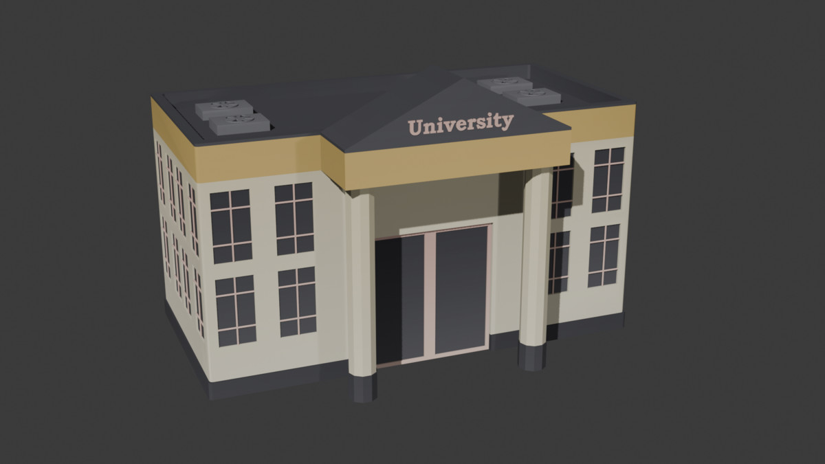 Low Poly Urban Buildings Pack