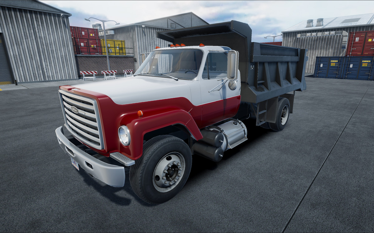 80s generic dump truck