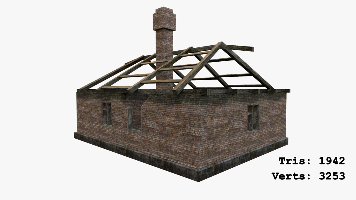 Abandoned Apocalyptic Buildings Mega Pack