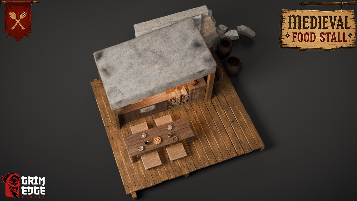 Medieval Food Stall