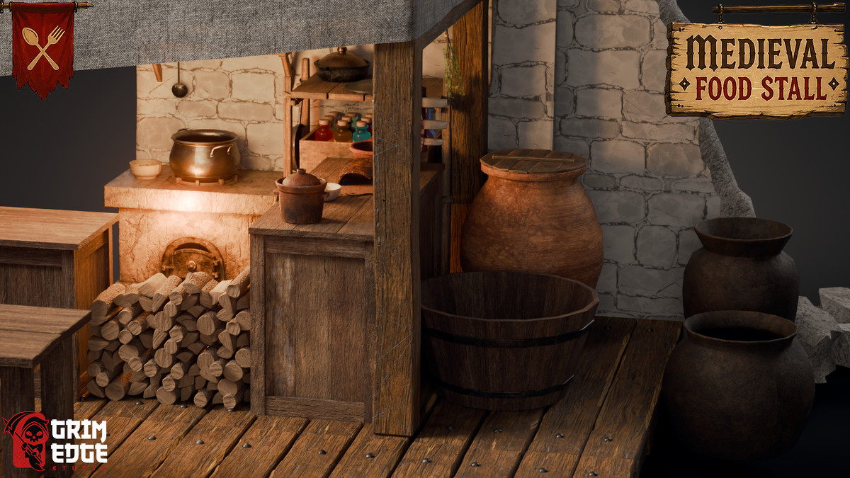 Medieval Food Stall