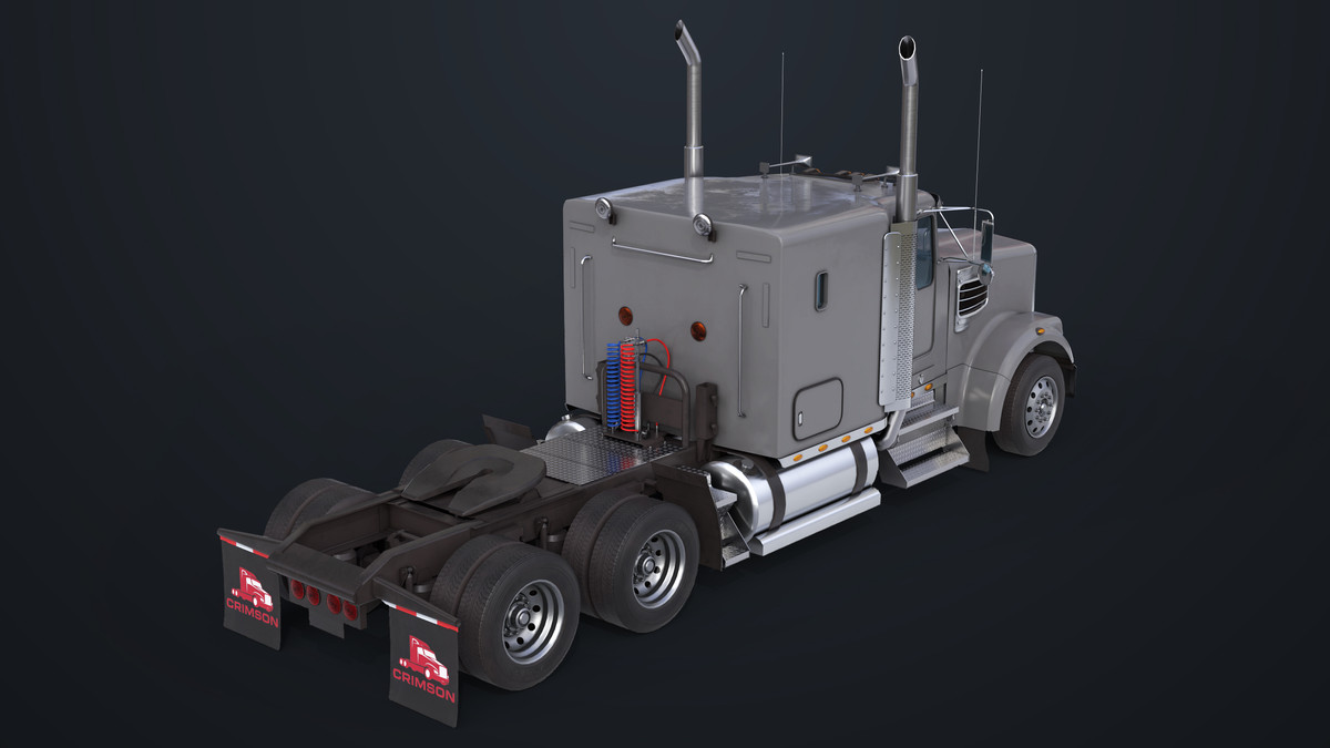 Heavy Truck Chassis 07 Generic Grey URP HDRP Textures