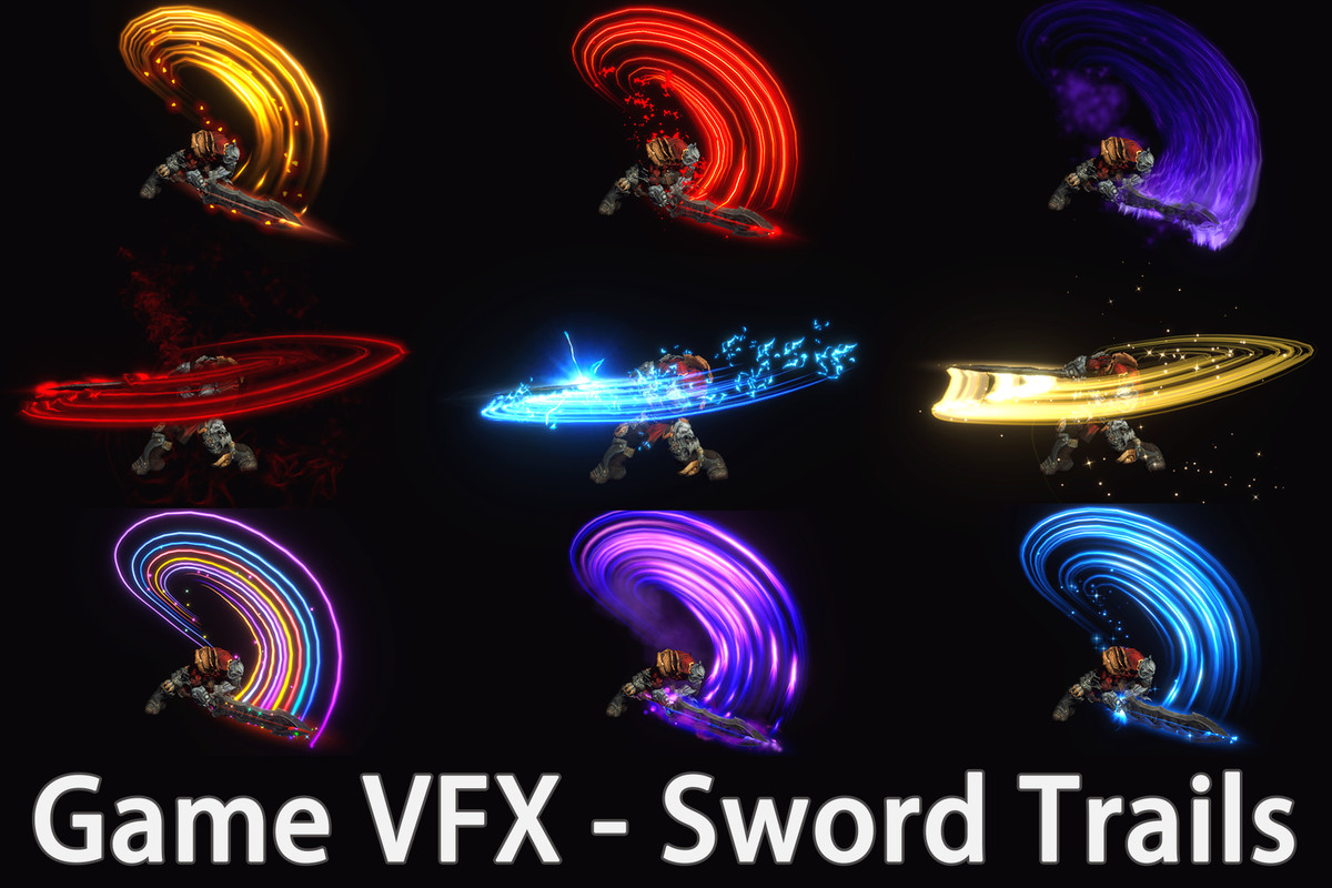 Game VFX - Combat Slash & Trails
