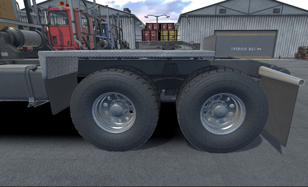 Twinsteer heavy truck