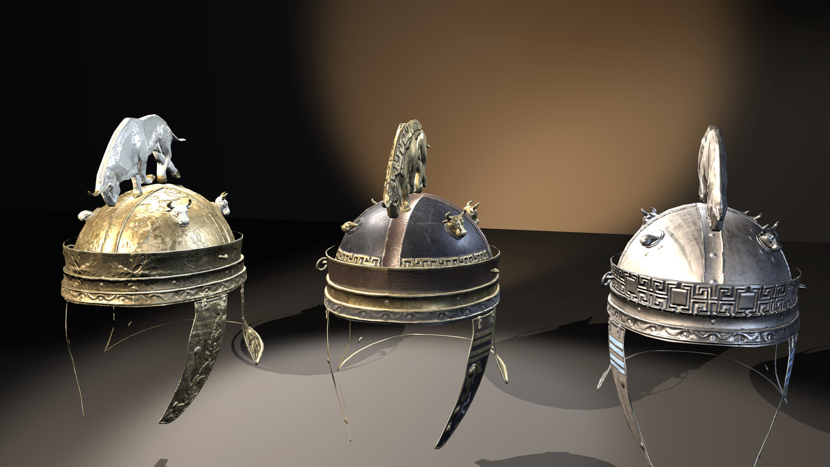 Medieval Fantasy Knights Helmets Pack