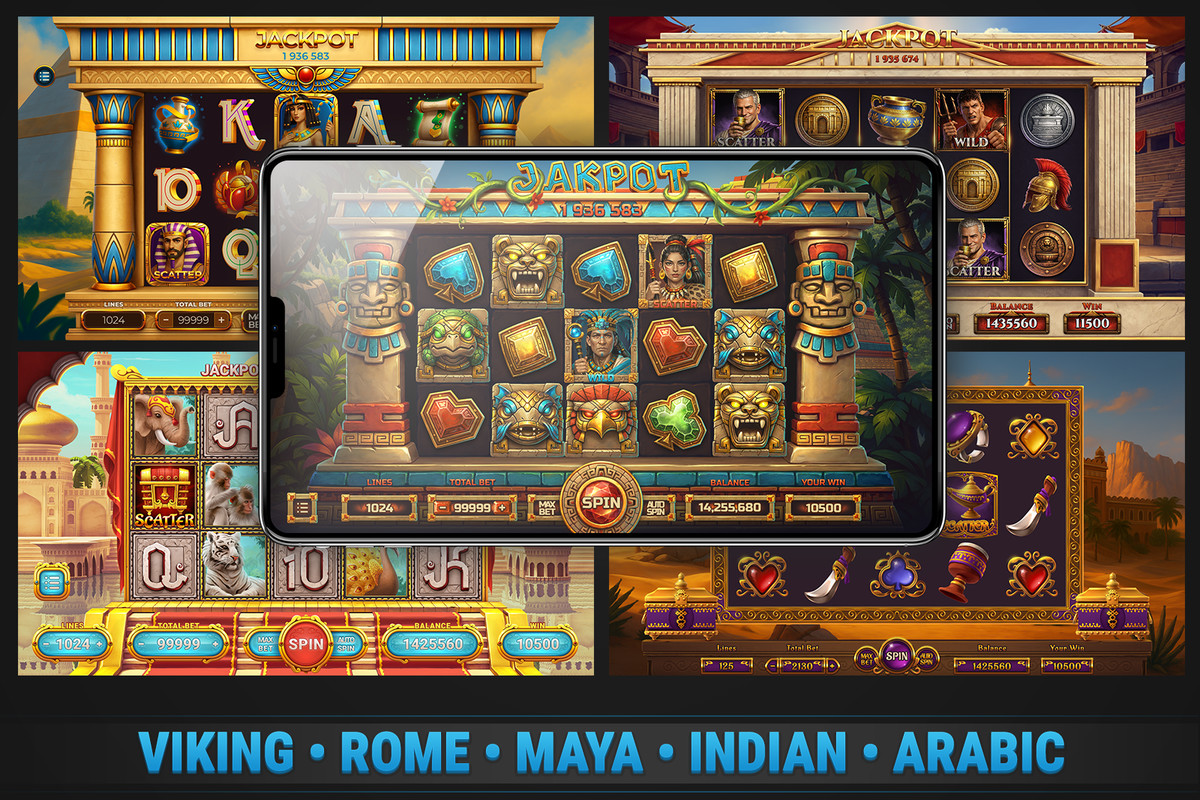 MK Slot Bundle • Ancient Civilizations Casino Template