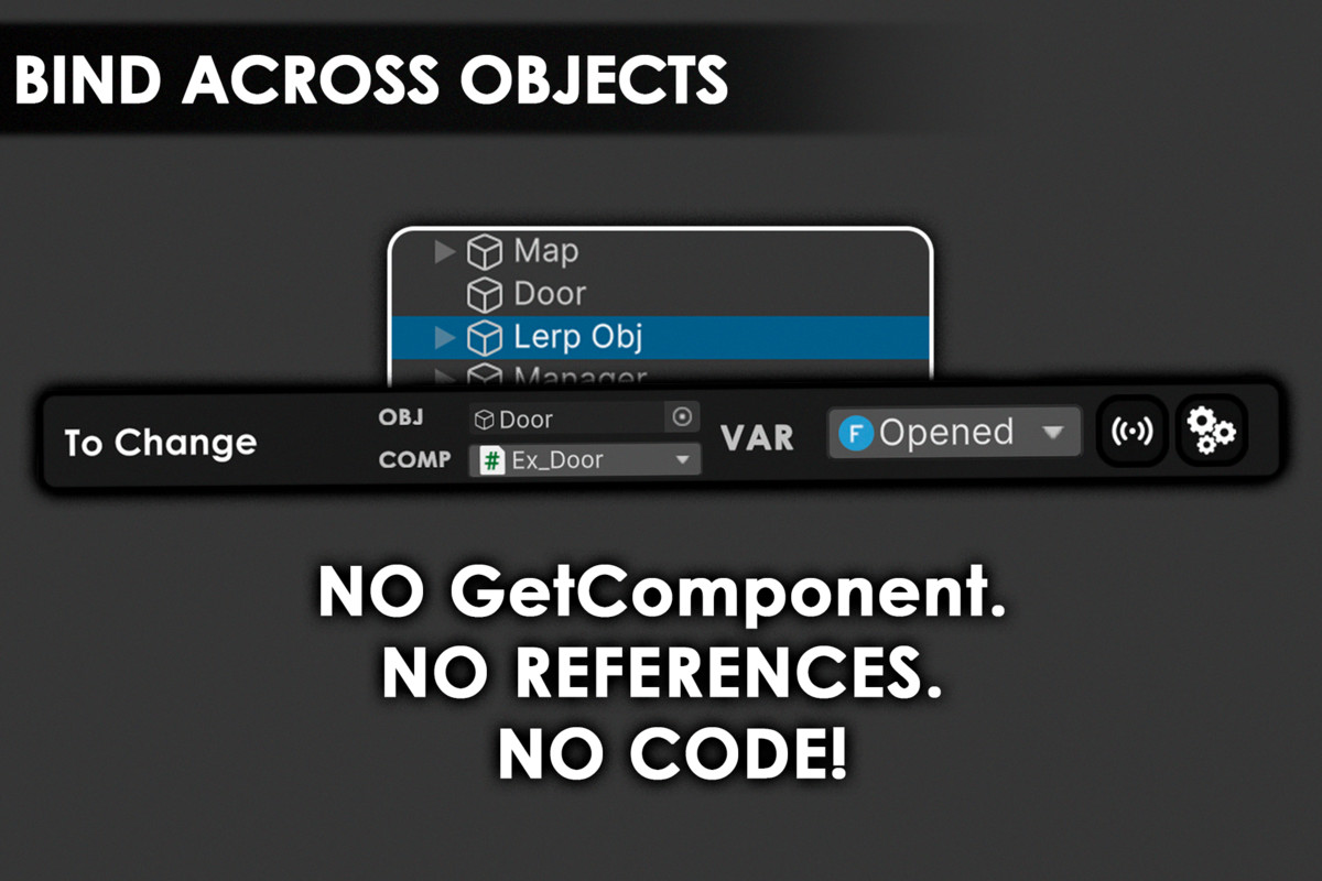 Bindables System - A Visual Variable Binding System for Unity