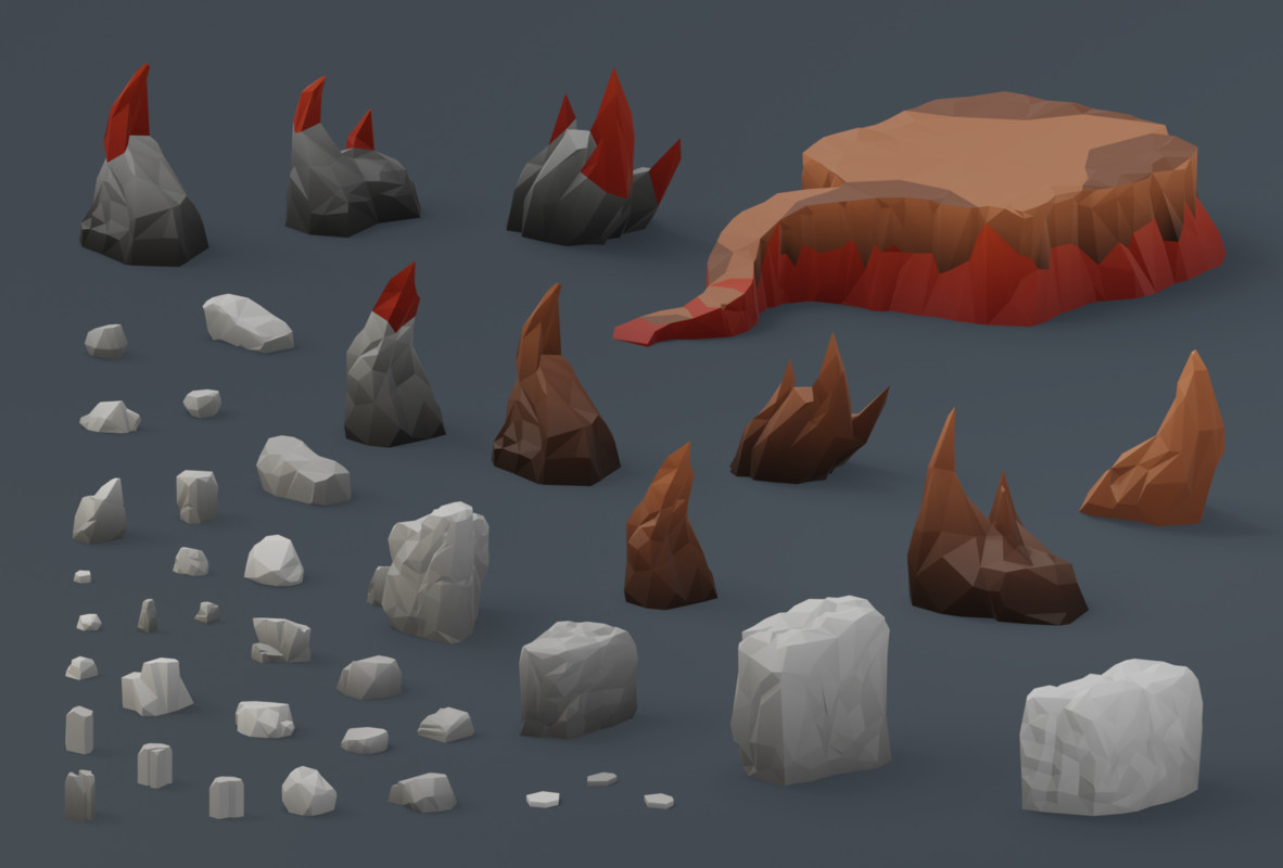 Low Poly Medieval Locations Pack