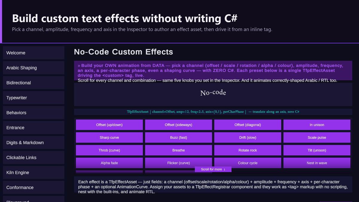 TypeFlow Pro | Animated RTL & Arabic Text for TextMeshPro