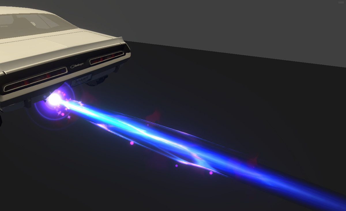 Game VFX - Exhaust jet effect