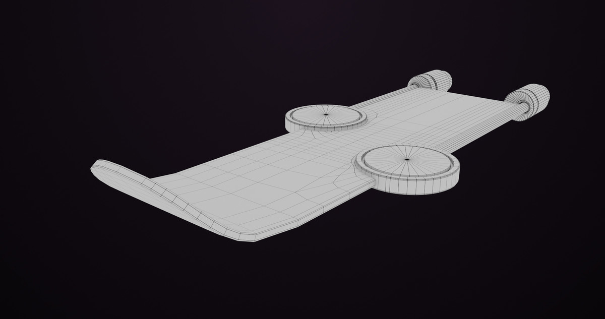 Sci Fi Hoverboard 9 URP HDRP Textures