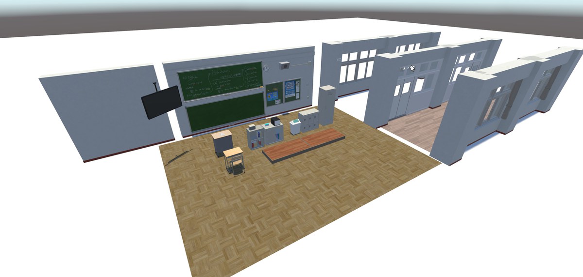 Japanese Classroom Asset