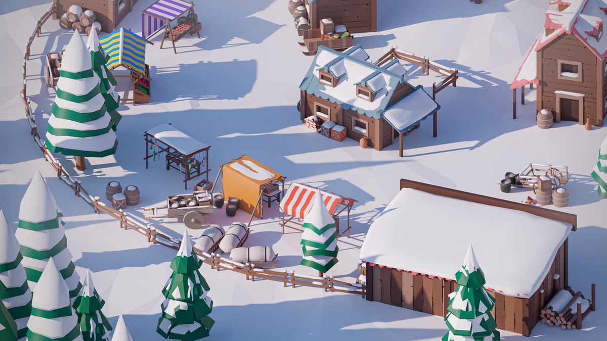 Arctic - Low Poly 3D Models Pack