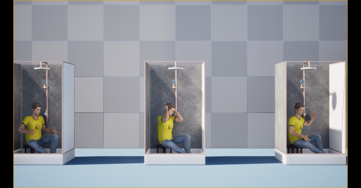 Shower NPC Animation