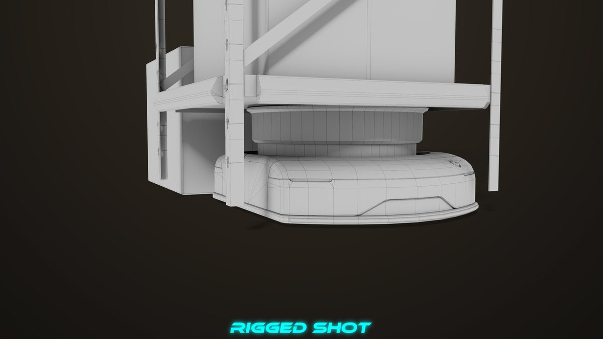 Warehouse Robot Generic Bule URP HDRP Textures