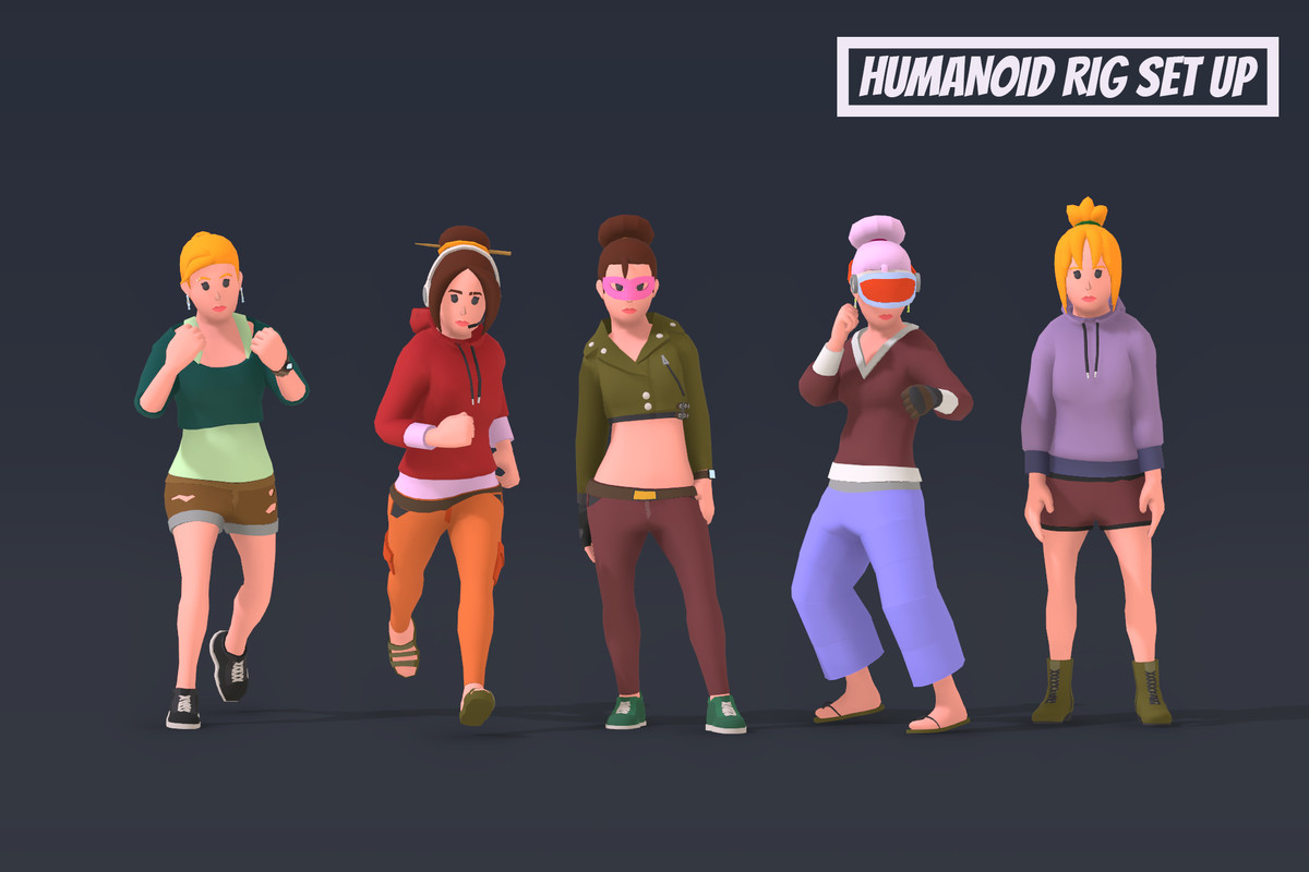 Customizable 3D Characters Ultimate Bundle