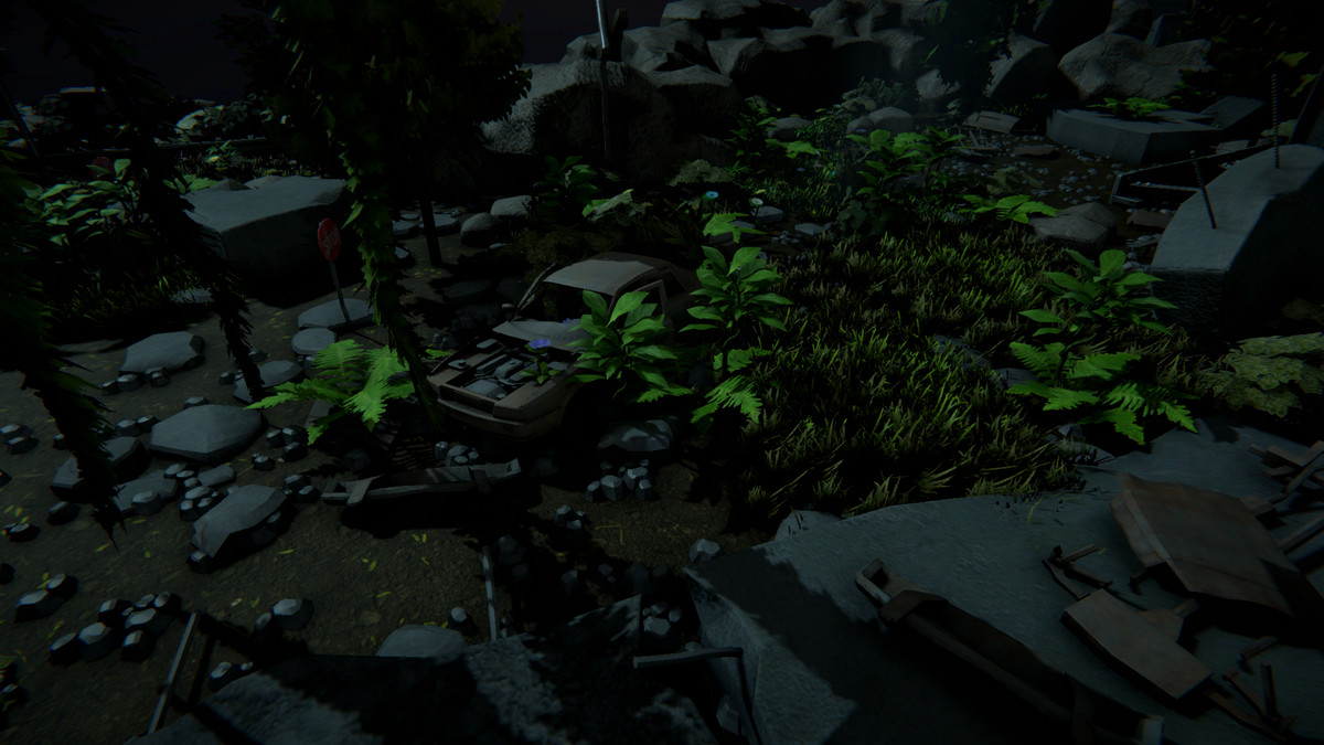 Realistic Post Apocalyptic Highway Bridge Asset Package
