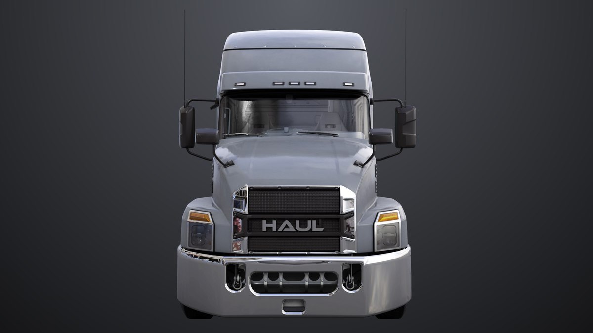 Heavy Truck 05 Curtainsider Trailer URP HDRP Textures