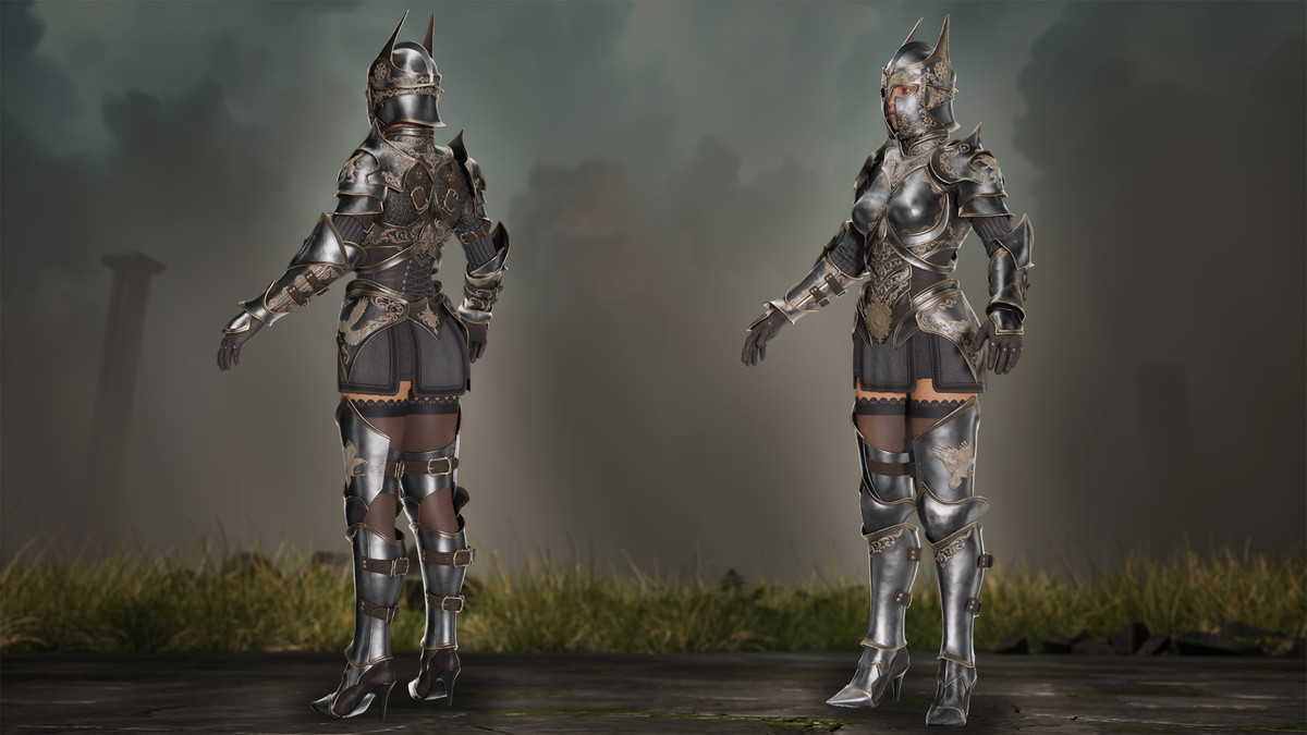 Medieval Fantasy Warrior Woman