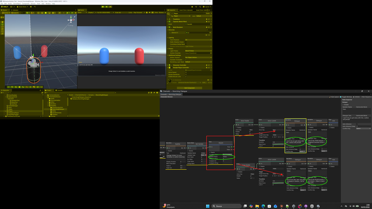 CineGraph: Node-Based Cinematics & Cutscenes
