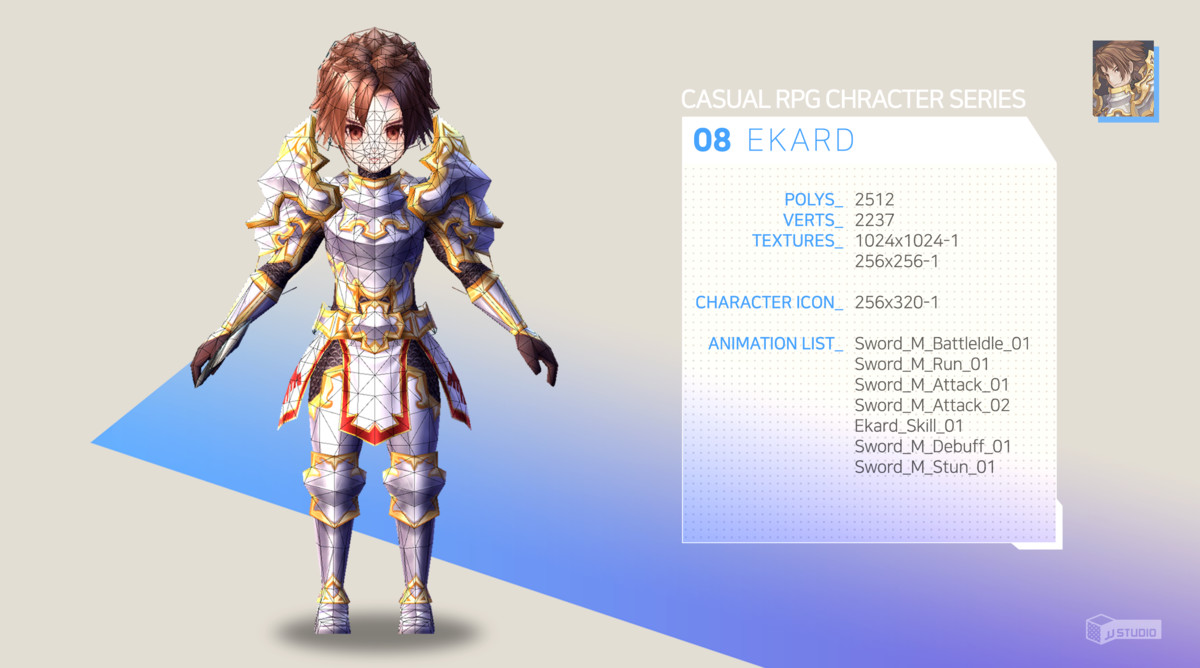 Casual RPG Character - 8 Ekard