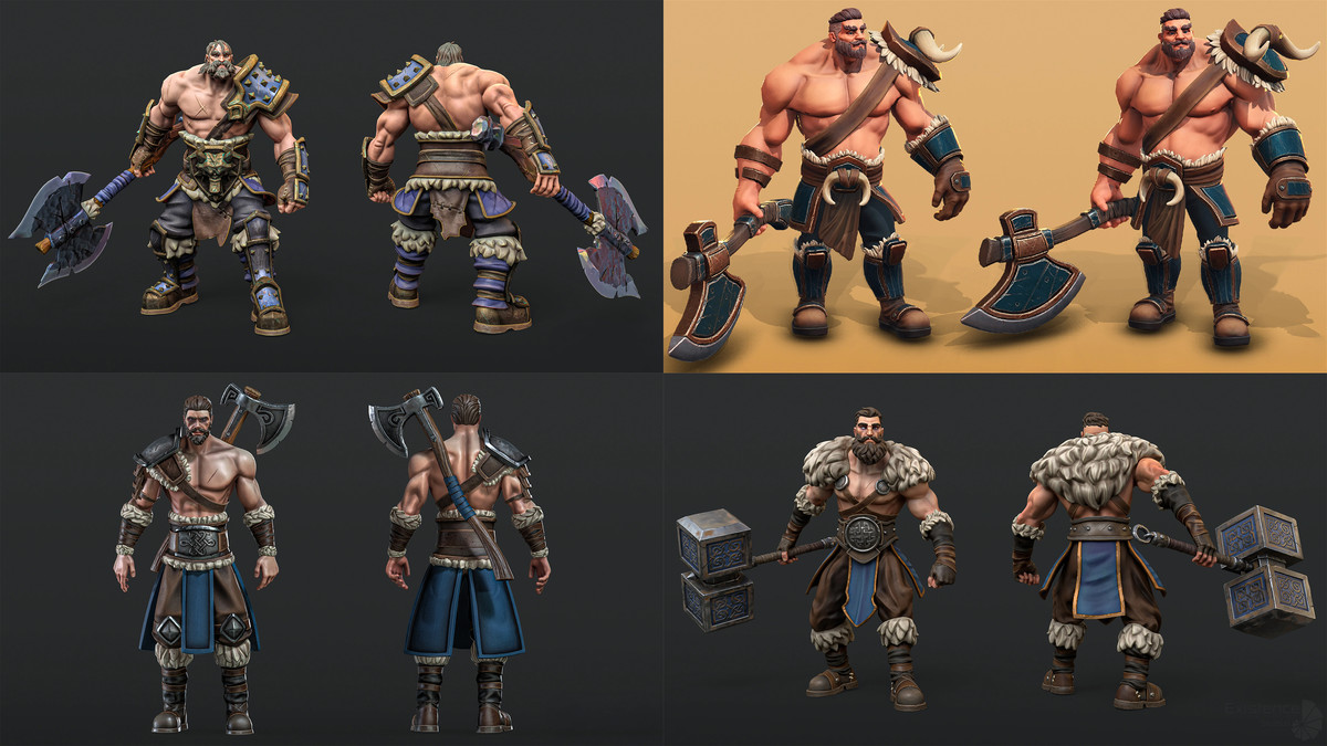 12 In 1 Mega Bundle - Stylized Characters Warriors - #68