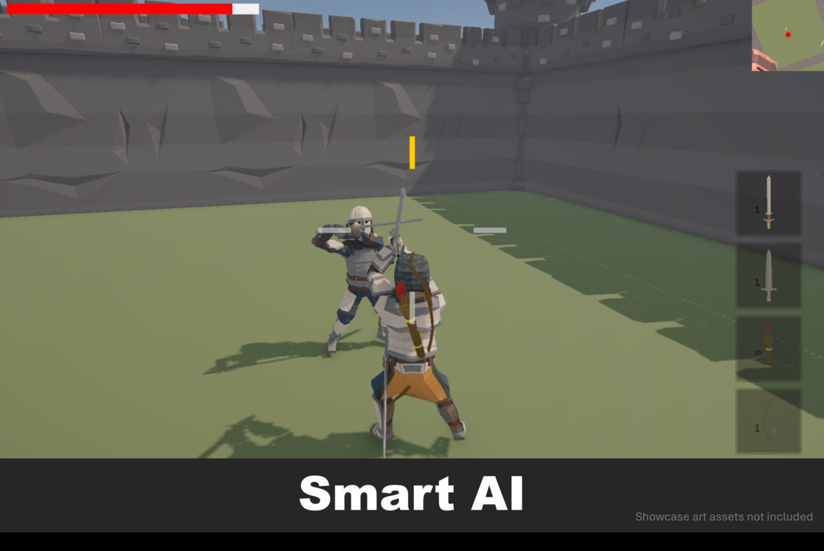 Directional Combat System - AI & RPG