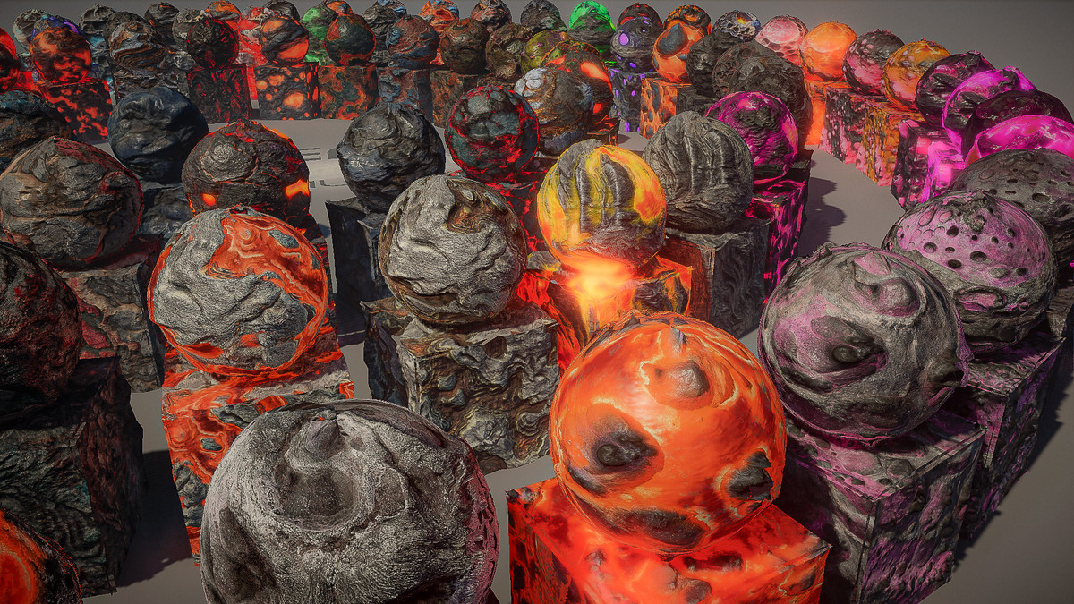 Alien Ground Materials - Magmatic