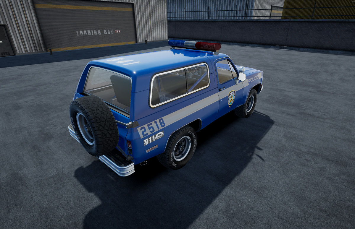 80s Offroad police car