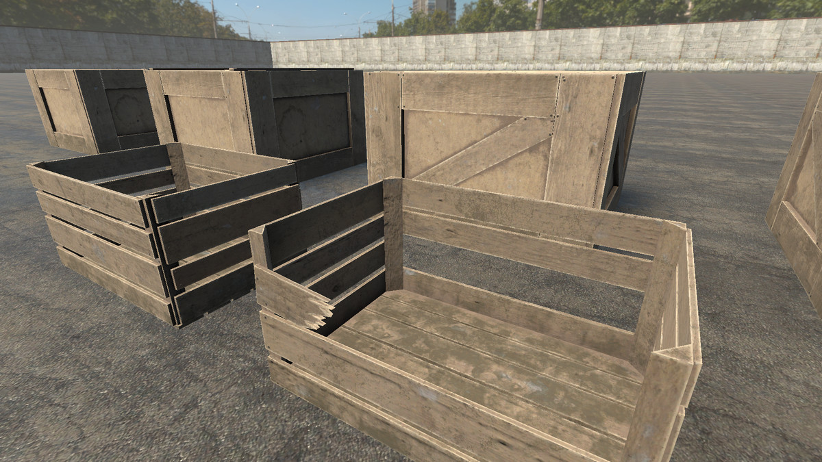 PBR Wooden Crates