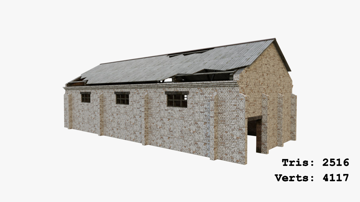 Abandoned Apocalyptic Buildings Mega Pack