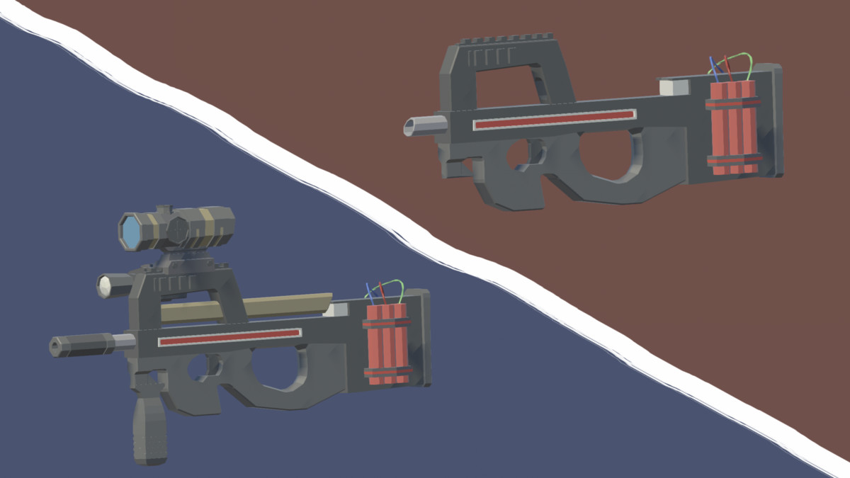Stylized Fantasy Modular Guns