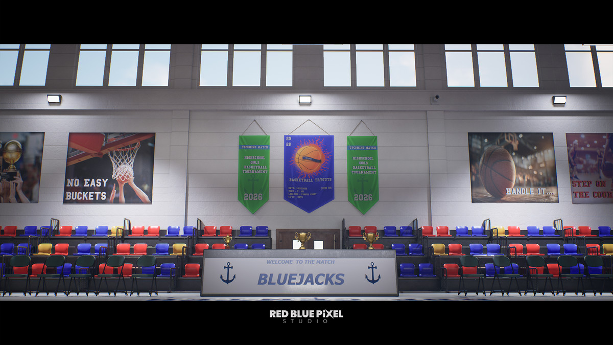 Indoor Basketball Arena