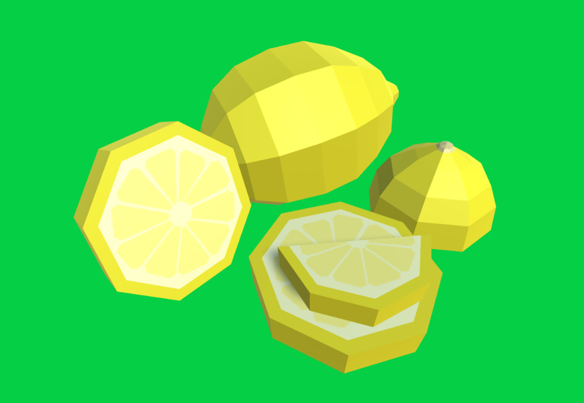 Low Poly Fruits | Model Pack