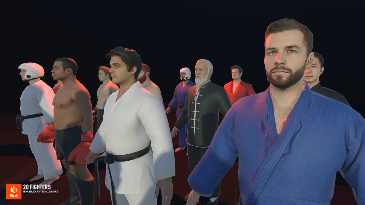 Combat Arenas & Fighter Characters Pack