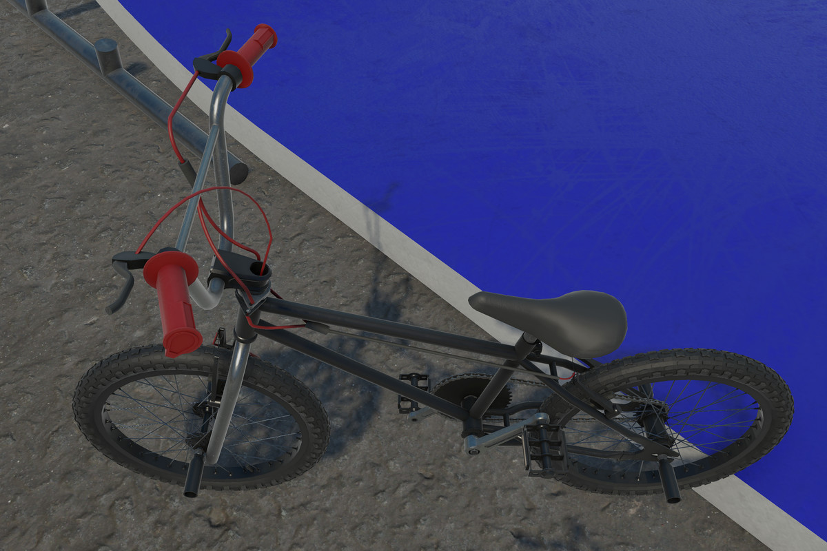 BMX Bike & Vert Ramp